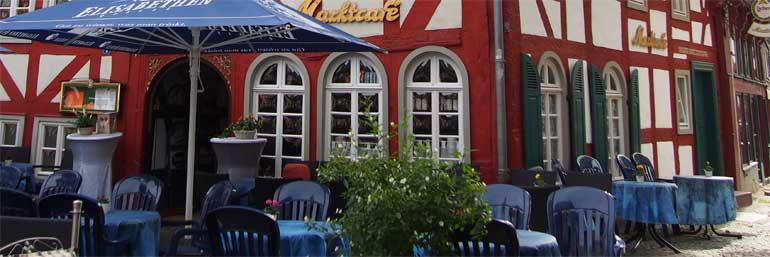 Das Marktcafe am Marktplatz in Herborn